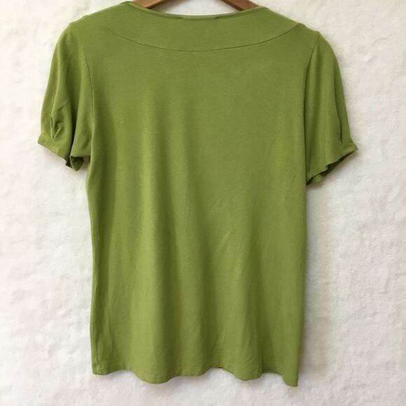 Kenneth Cole Green Short Sleeve Shirt - Picture 8 of 14